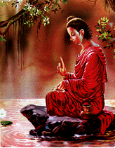 The Buddha meditation picture